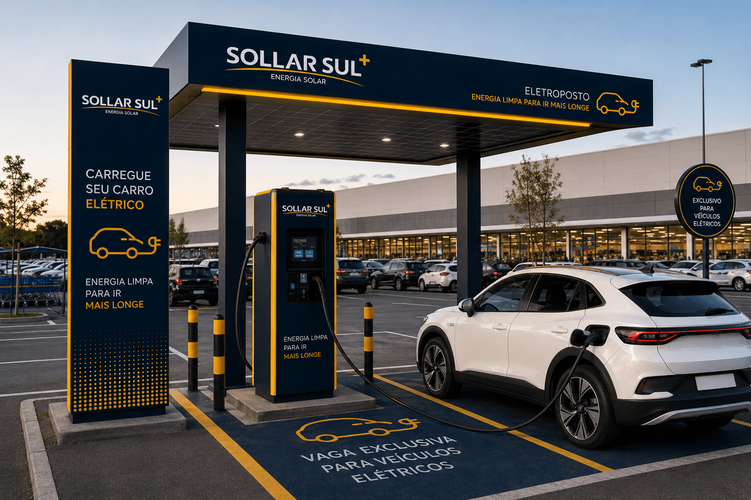 Carregador elétrico para empresas